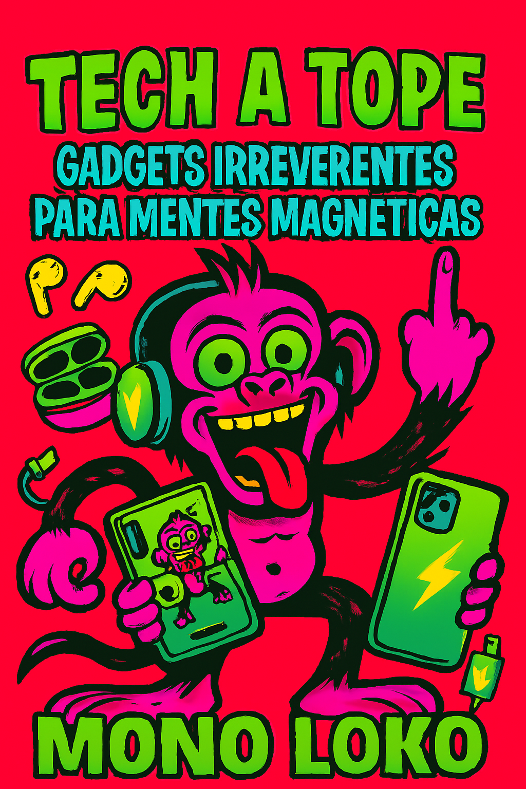 💻⚡️ Tech a Tope: El Ciber-Desmadre del 🐵 Mono Loko 🔋📱