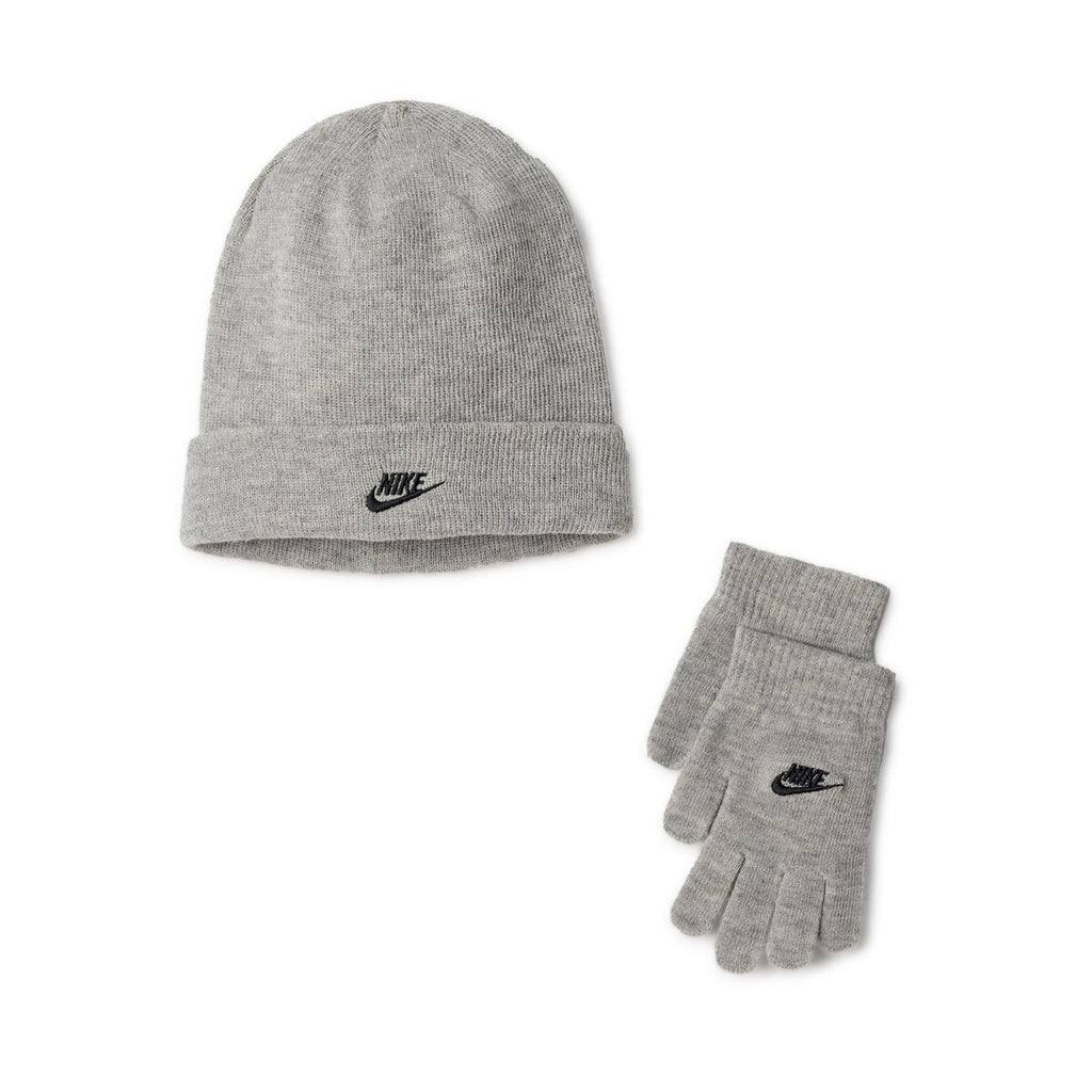Nike Gorro Y Guantes Nike Club Gris (Talla Única)