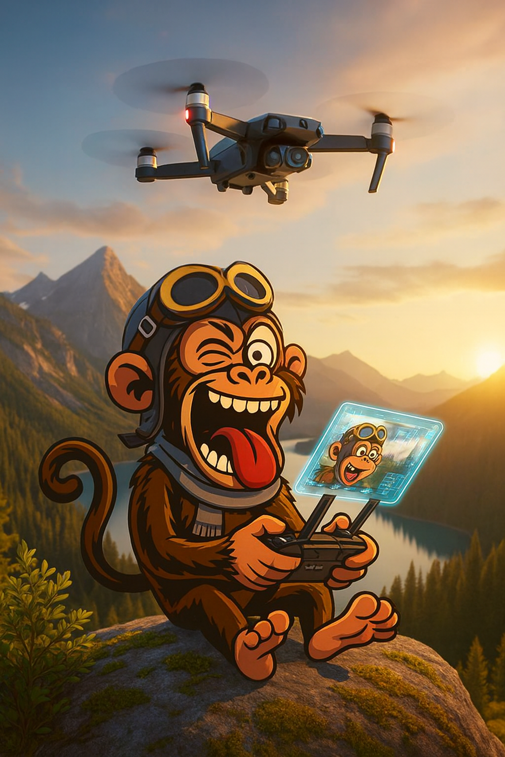 🚁 ¡MONO LOKO EXTREMO! 🤪 DRON LOKO 🚀 4K Plegable | Vuela, Graba y HAZ LOKURAS ¡Sin Caerte del Sofá!