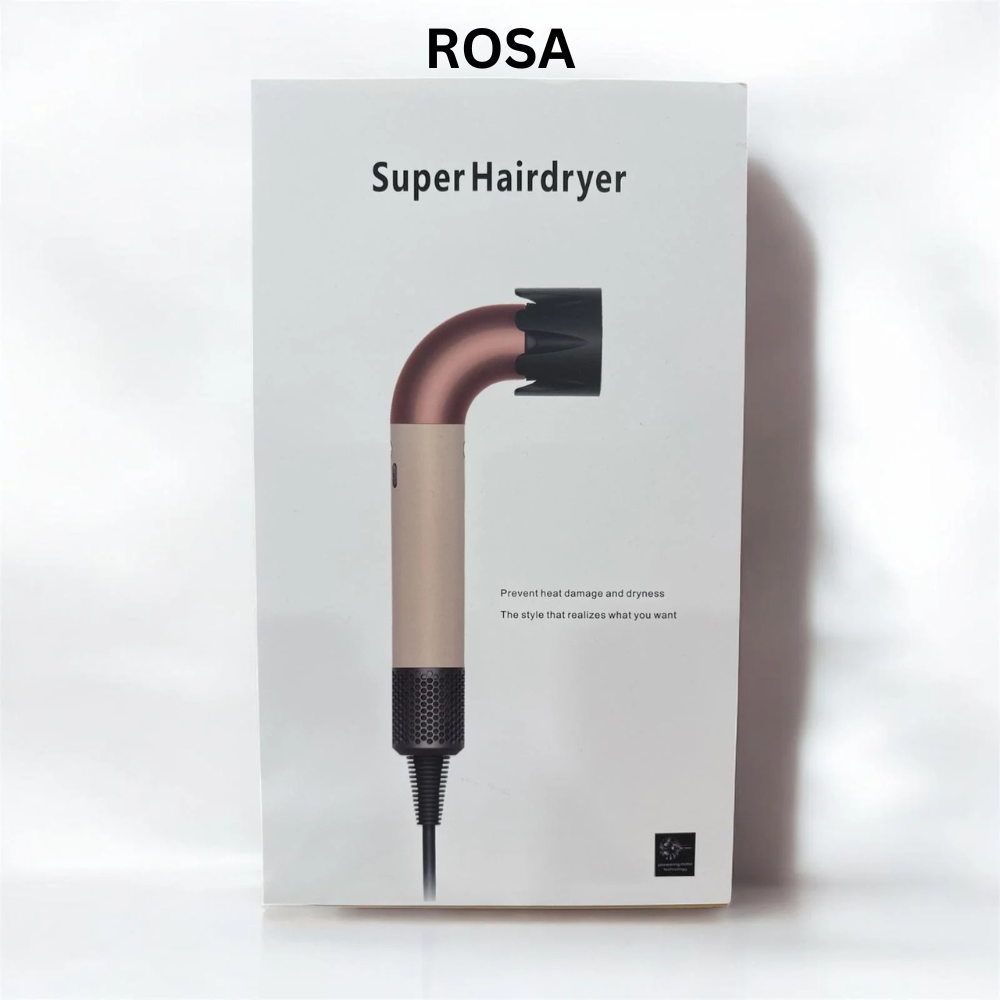 Súper Secador de Pelo Profesional con 4 Cabezales – Potencia y Estilo de Salón en Casa